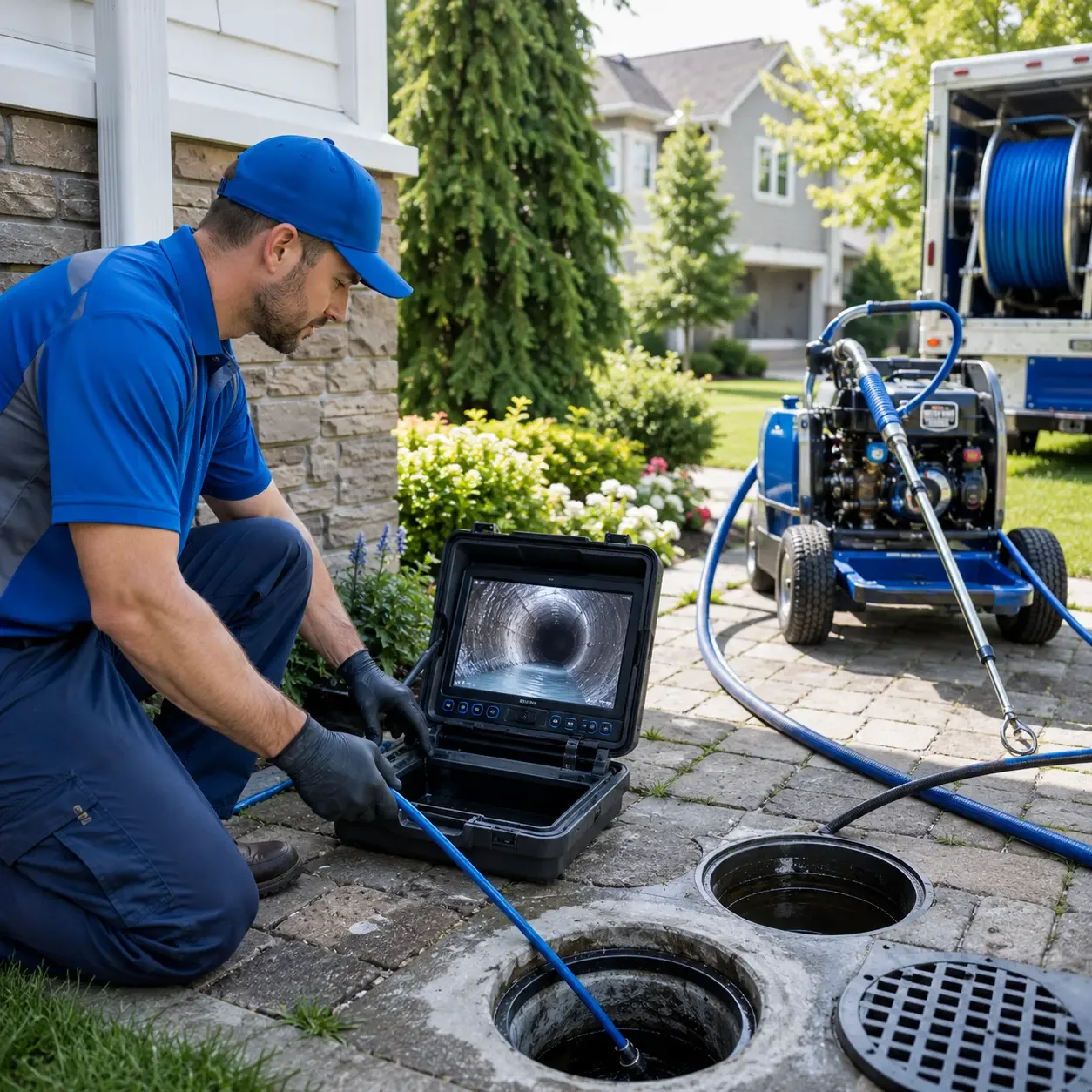 Outdoor drain cleaning professionals serving Bison, SD
